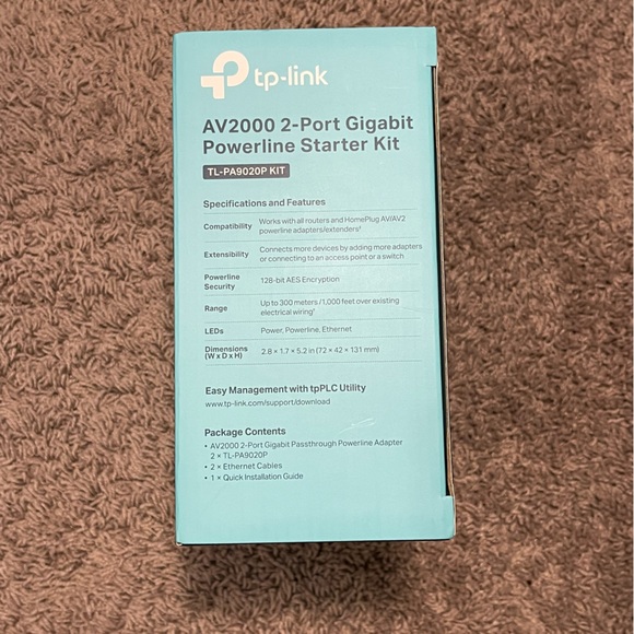 NIB TP-Link AV2000 Powerline Adapter - Picture 12 of 15